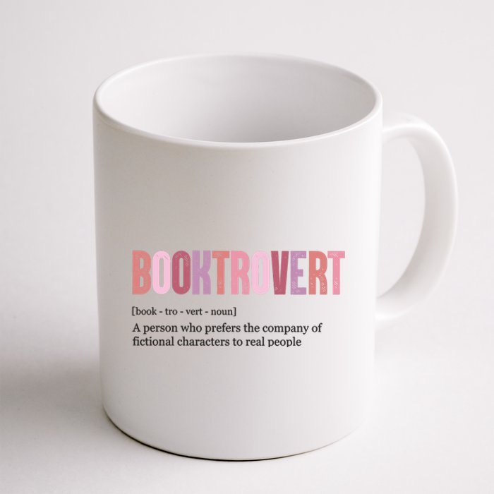 Booktrovert Definition Funny Book Lover Coffee Mug