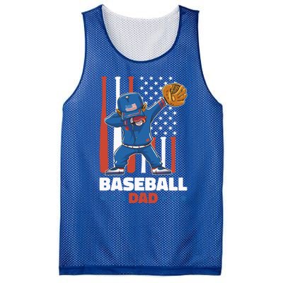 Baseball Dad For Father's Day Funny Gift Mesh Reversible Basketball Jersey Tank