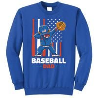 Baseball Dad For Father's Day Funny Gift Tall Sweatshirt