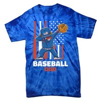 Baseball Dad For Father's Day Funny Gift Tie-Dye T-Shirt