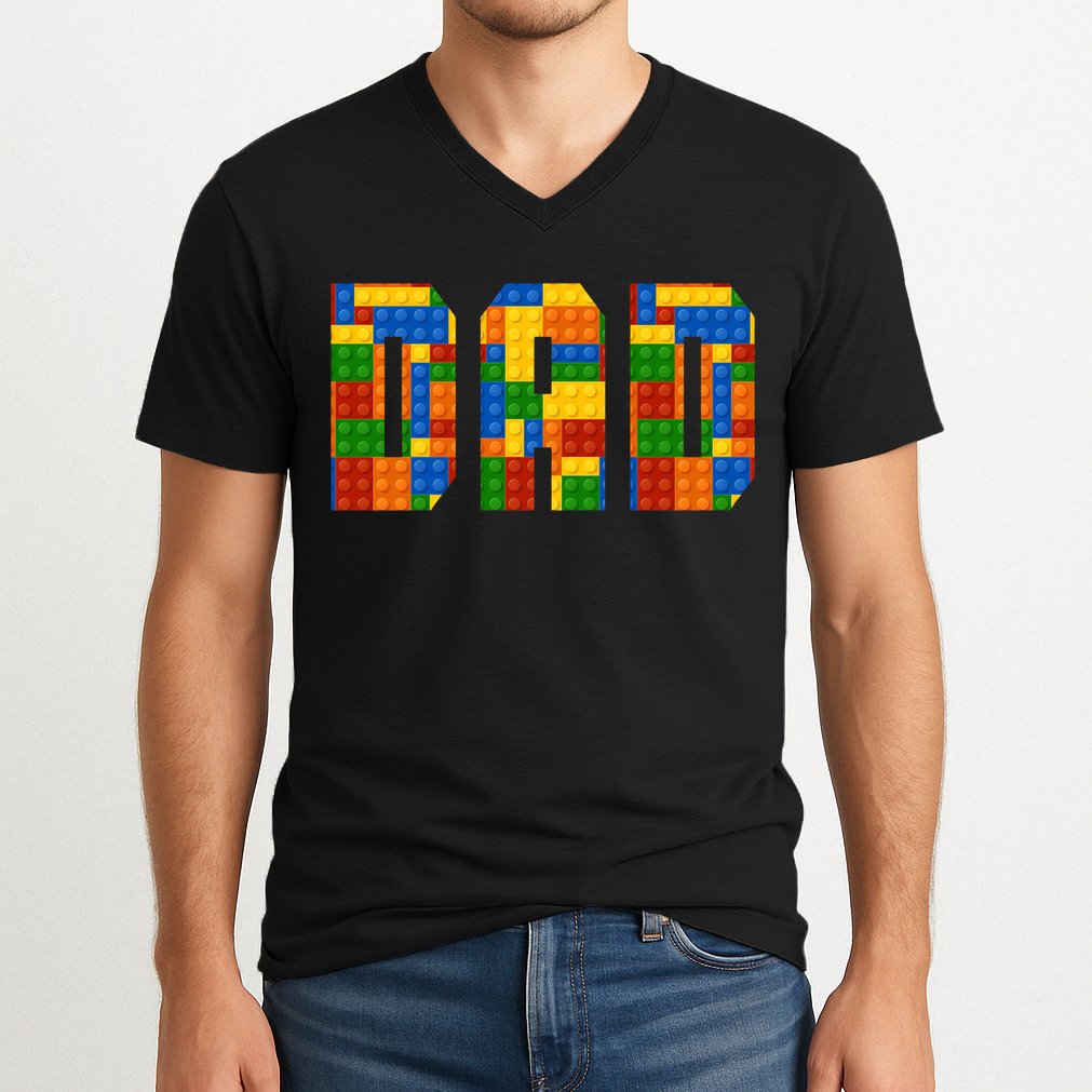 Builder Dad Friend V-Neck T-Shirt