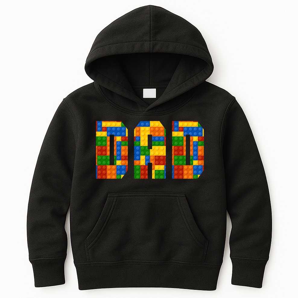 Builder Dad Friend Kids Hoodie