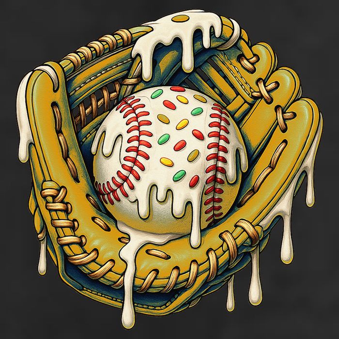 Baseball Drip For Ice Cream Drip Respect The Drip Adult Drive Performance Visor