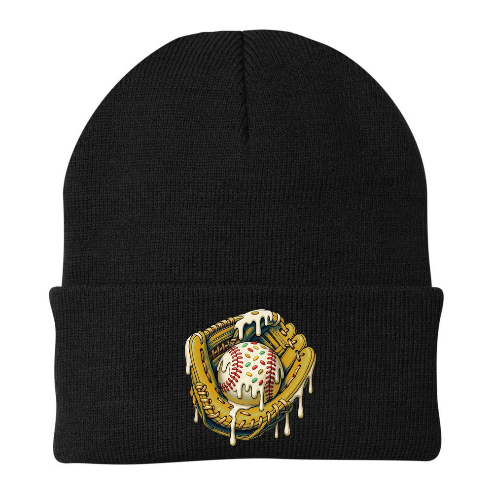 Baseball Drip For Ice Cream Drip Respect The Drip Beanie