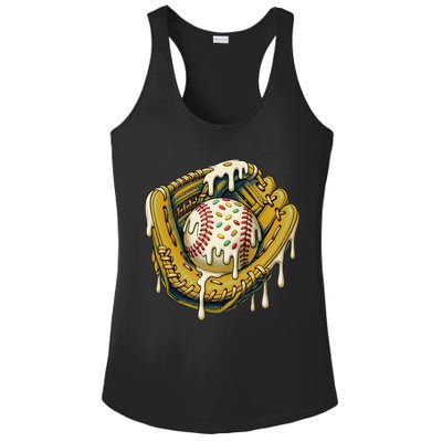 Baseball Drip For Ice Cream Drip Respect The Drip Ladies PosiCharge Competitor Racerback Tank