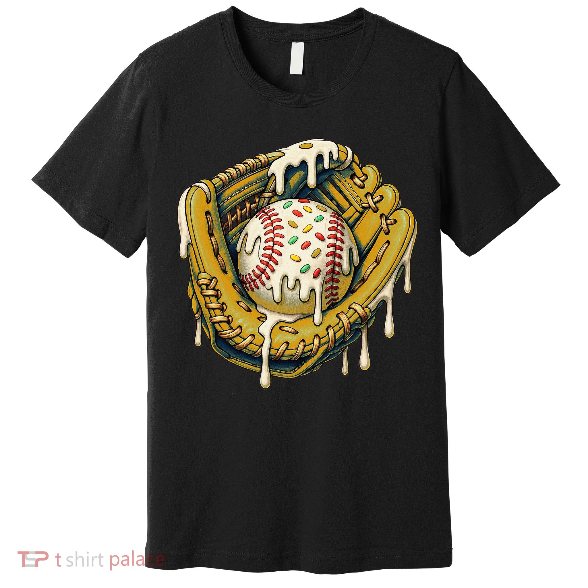 Baseball Drip For Ice Cream Drip Respect The Drip Premium T-Shirt
