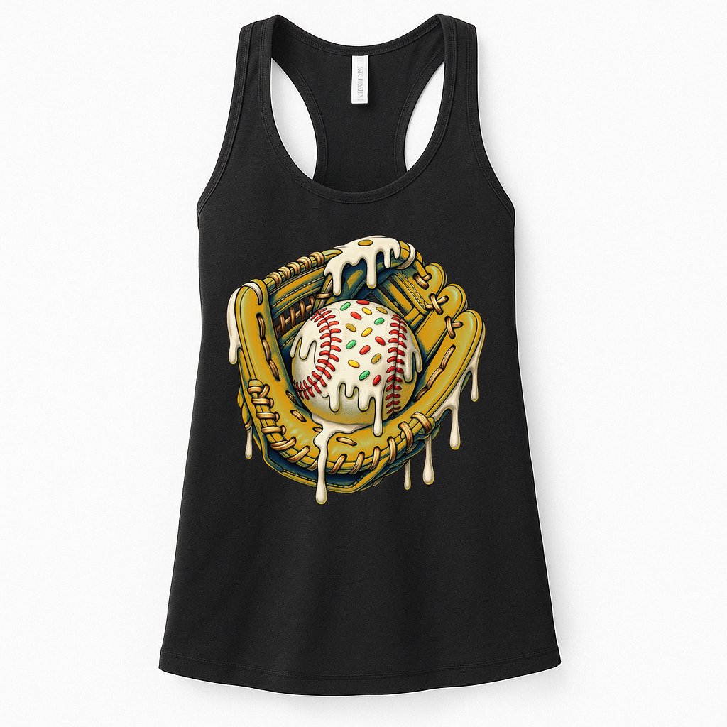 Baseball Drip For Ice Cream Drip Respect The Drip Womens Tank Top