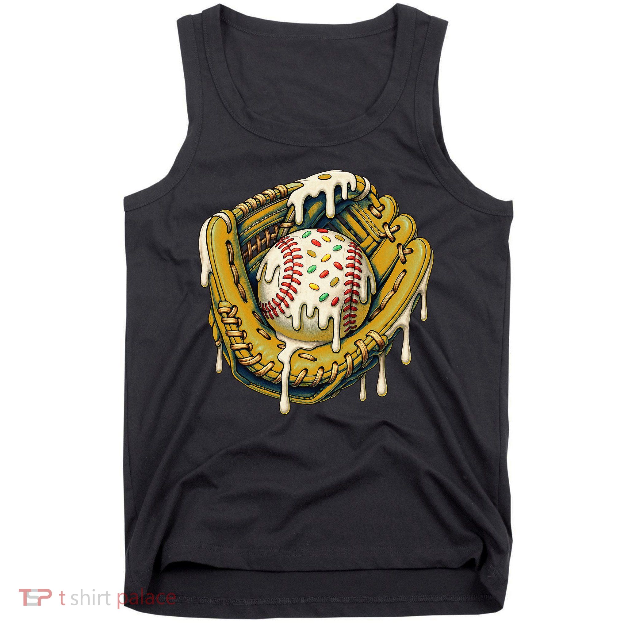 Baseball Drip For Ice Cream Drip Respect The Drip Tank Top