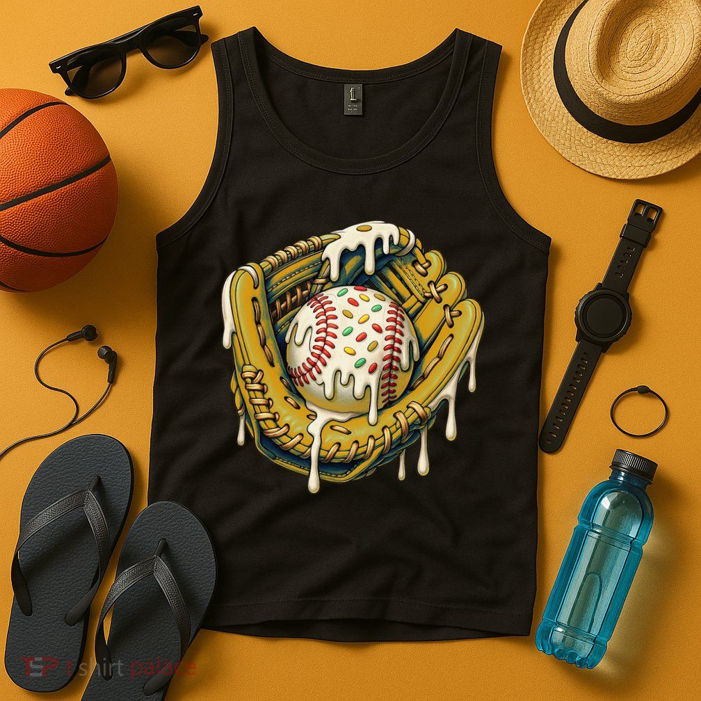 Baseball Drip For Ice Cream Drip Respect The Drip Tank Top