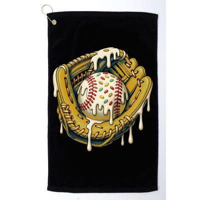 Baseball Drip For Ice Cream Drip Respect The Drip Golf Towel