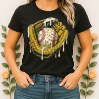 Baseball Drip For Ice Cream Drip Respect The Drip Womens T-Shirt