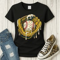Baseball Drip For Ice Cream Drip Respect The Drip Womens T-Shirt