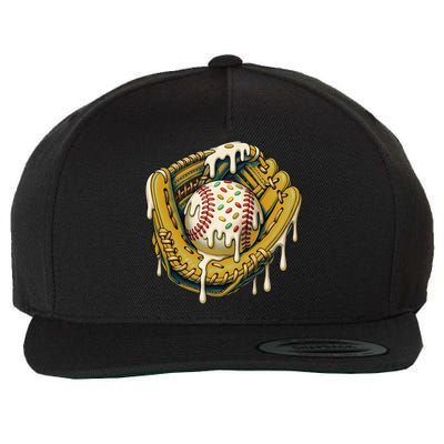 Baseball Drip For Ice Cream Drip Respect The Drip Wool Snapback Cap