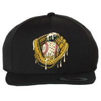 Baseball Drip For Ice Cream Drip Respect The Drip Wool Snapback Cap
