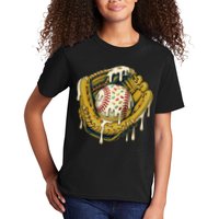 Baseball Drip For Ice Cream Drip Respect The Drip Kids T-Shirt