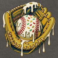 Baseball Drip For Ice Cream Drip Respect The Drip Cotton Canvas Backpack