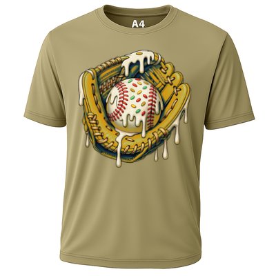 Baseball Drip For Ice Cream Drip Respect The Drip Performance Shirt