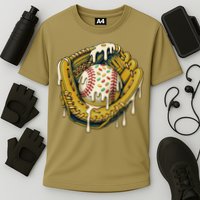 Baseball Drip For Ice Cream Drip Respect The Drip Cooling Performance Crew T-Shirt