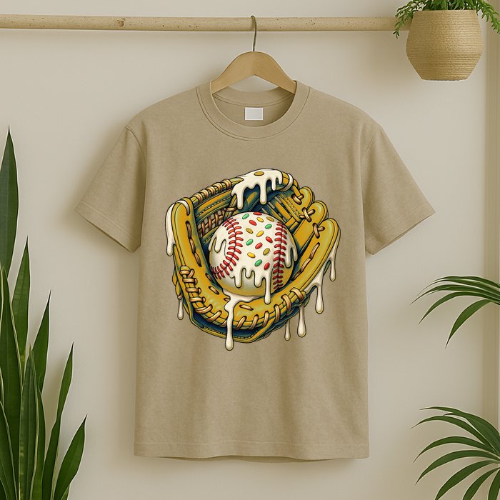 Baseball Drip For Ice Cream Drip Respect The Drip T-Shirt
