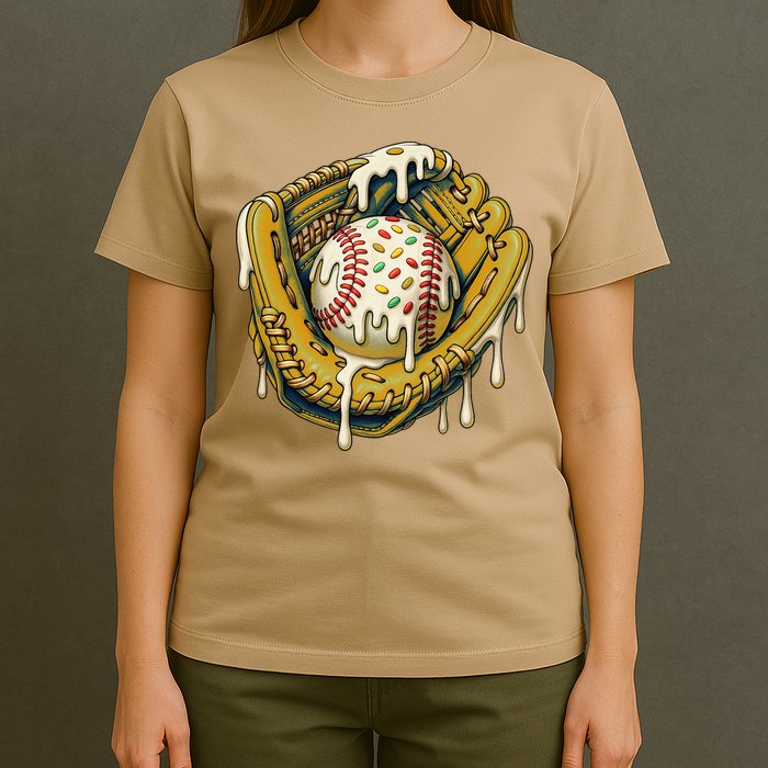 Baseball Drip For Ice Cream Drip Respect The Drip T-Shirt