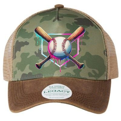 Baseball Drip For Ice Cream Respect The Drip Legacy Tie Dye Trucker Hat