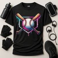 Baseball Drip For Ice Cream Respect The Drip Cooling Performance Crew T-Shirt