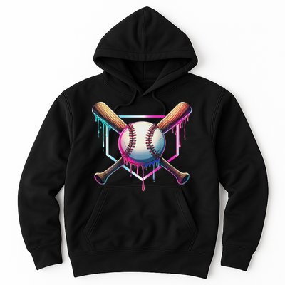 Baseball Drip For Ice Cream Respect The Drip Hoodie