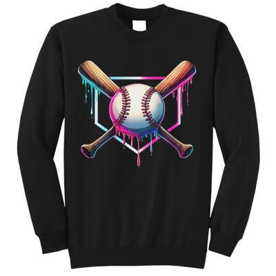 Baseball Drip For Ice Cream Respect The Drip Sweatshirt