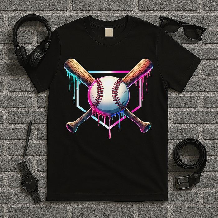 Baseball Drip For Ice Cream Respect The Drip T-Shirt