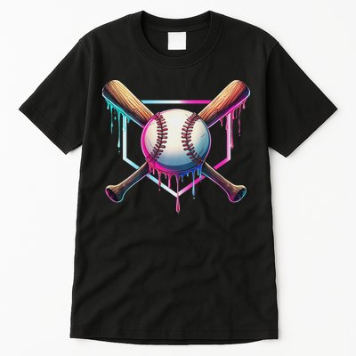 Baseball Drip For Ice Cream Respect The Drip Tall T-Shirt