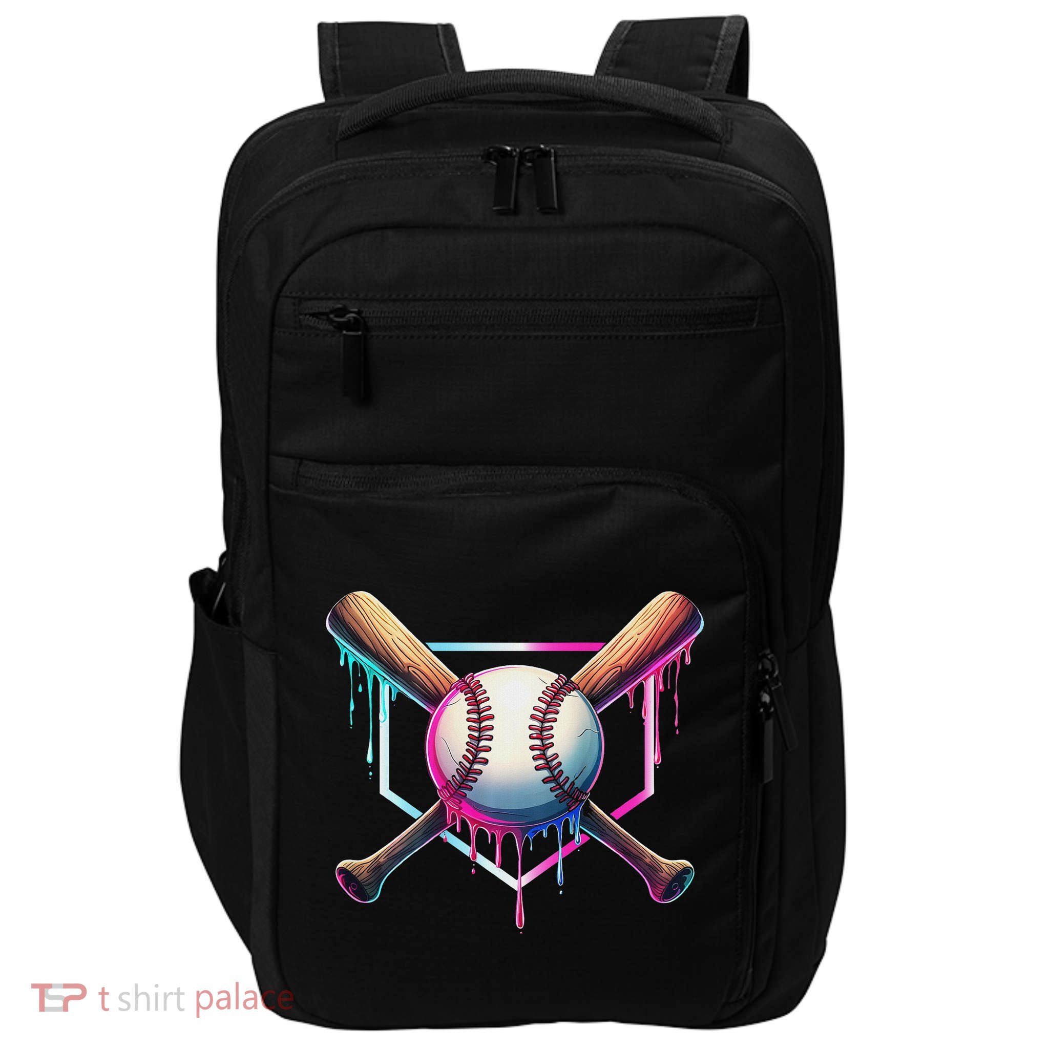 Baseball Drip For Ice Cream Respect The Drip Impact Tech Backpack