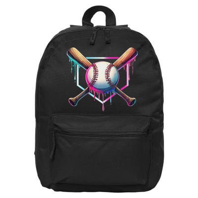 Baseball Drip For Ice Cream Respect The Drip 16 in Basic Backpack