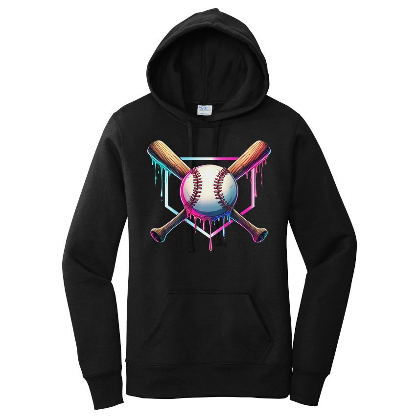 Baseball Drip For Ice Cream Respect The Drip Women's Pullover Hoodie