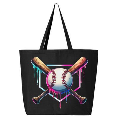 Baseball Drip For Ice Cream Respect The Drip 25L Jumbo Tote