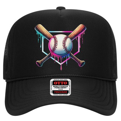 Baseball Drip For Ice Cream Respect The Drip Trucker Hat