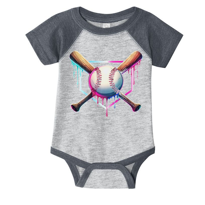 Baseball Drip For Ice Cream Respect The Drip Infant Baby Jersey Bodysuit