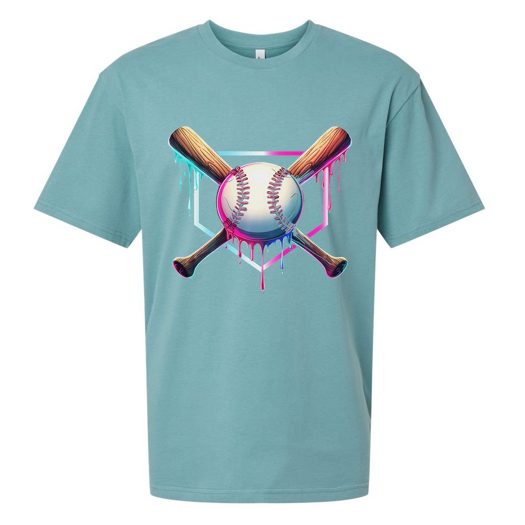Baseball Drip For Ice Cream Respect The Drip Sueded Cloud Jersey T-Shirt