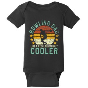 Bowling Dad Funny Fathers Day Gift For Bowler Baby Bodysuit