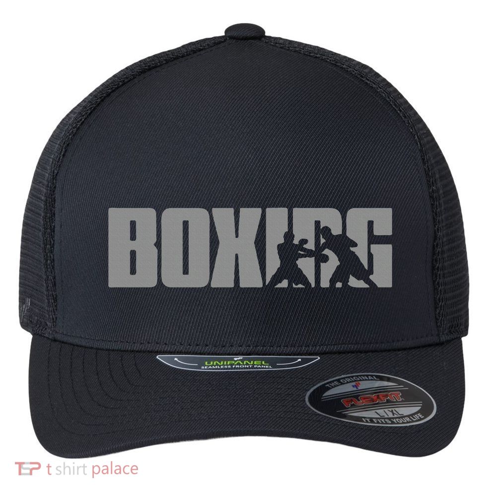 Boxing Design For Boxer Boxing Flexfit Unipanel Trucker Cap