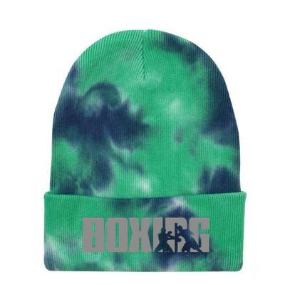 Boxing Design For Boxer Boxing Tie Dye 12in Knit Beanie