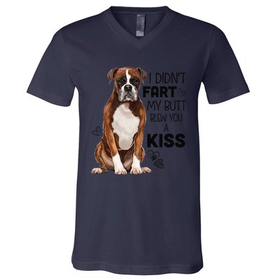 Boxer Dog Funny For Dog Mom, Dog Dad, Dog Lover Gift V-Neck T-Shirt