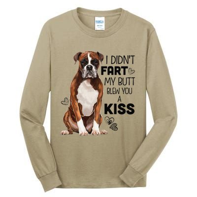 Boxer Dog Funny For Dog Mom, Dog Dad, Dog Lover Gift Tall Long Sleeve T-Shirt