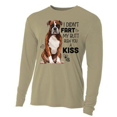 Boxer Dog Funny For Dog Mom, Dog Dad, Dog Lover Gift Cooling Performance Long Sleeve Crew