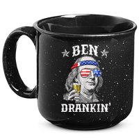 Ben Drankin Funny 4th Of July 15oz Campfire Ceramic Mug