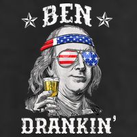 Ben Drankin Funny 4th Of July 15oz Campfire Ceramic Mug