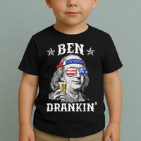 Ben Drankin Funny 4th Of July Toddler T-Shirt
