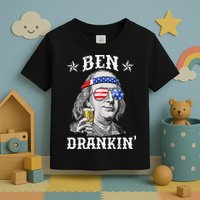 Ben Drankin Funny 4th Of July Toddler T-Shirt