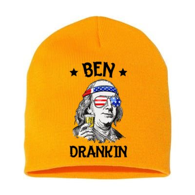 Ben Drankin Funny Gift Short Acrylic Beanie