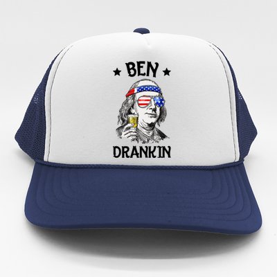 Ben Drankin Funny Gift Trucker Hat