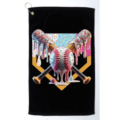 Baseball Drip For Ice Cream Drip For Boy Baseball Golf Towel